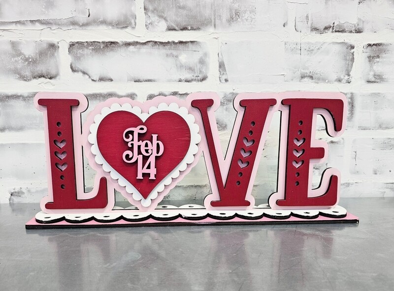 LASER STANDING LOVE (6 X 15")