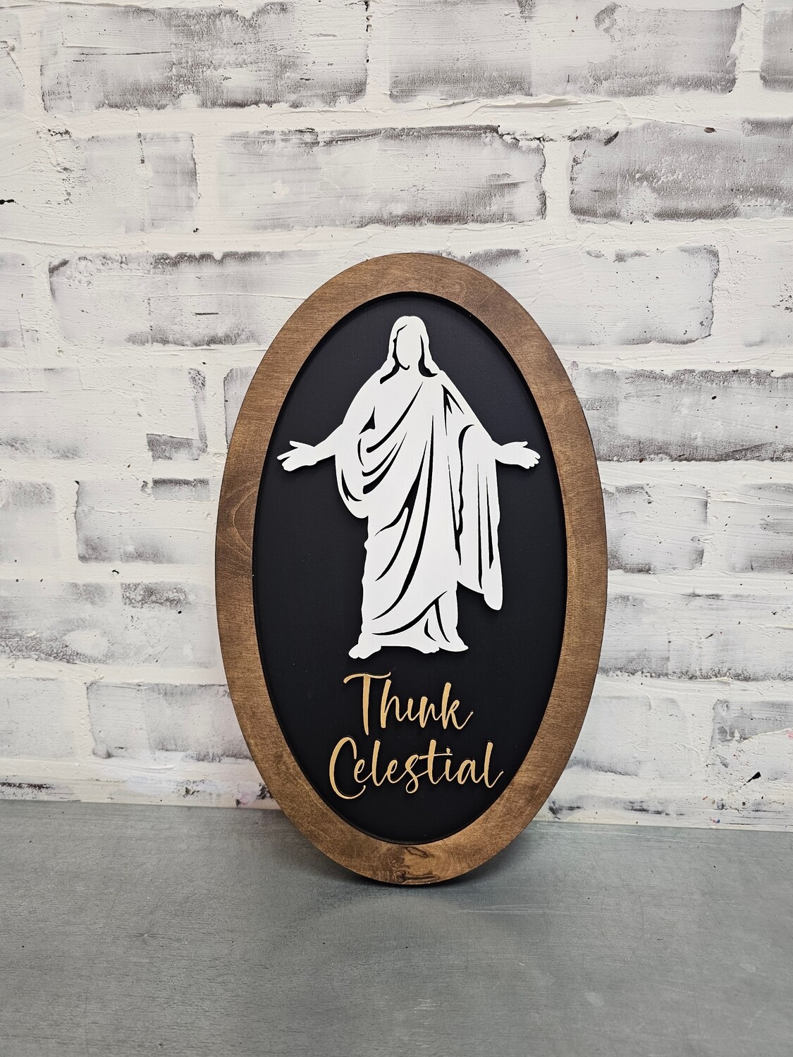 OVAL THINK CELESTIAL CHRISTUS-*