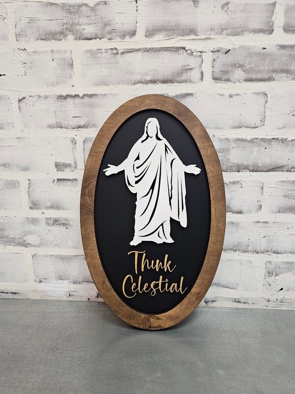 OVAL THINK CELESTIAL CHRISTUS-*