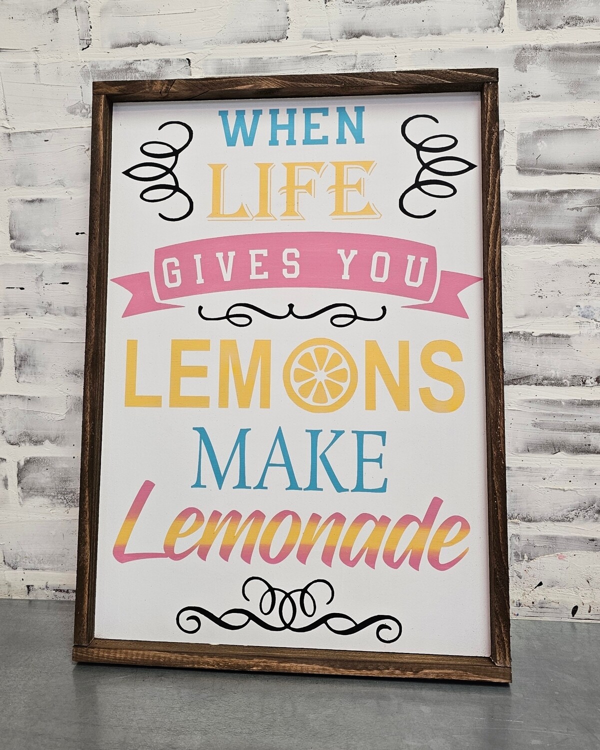 WHEN LIFE GIVES YOU LEMONS (14 x 20&quot;)-P