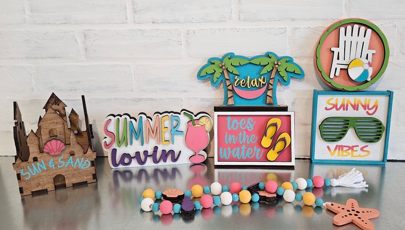 TIERED TRAY BEACH SET**