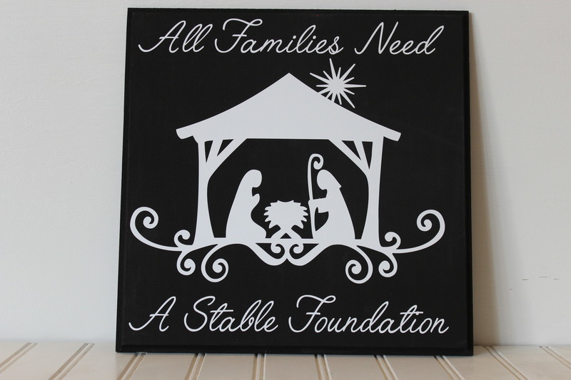 STABLE FOUNDATION SIGN (12 X 12)-*
