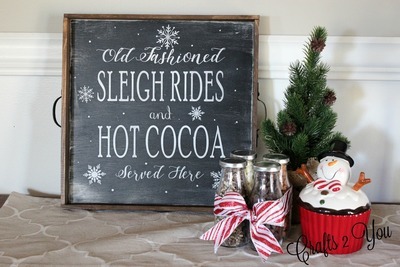 HOT COCOA TRAY (15 X 15)