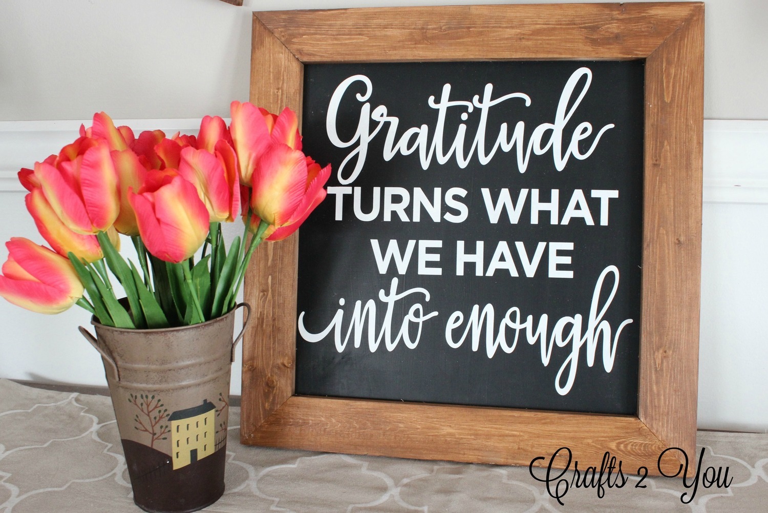 GRATITUDE SIGN KIT (19 x 19&quot;)