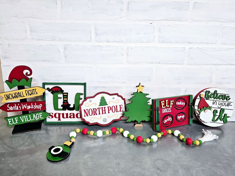 TIERED TRAY- ELF SET **