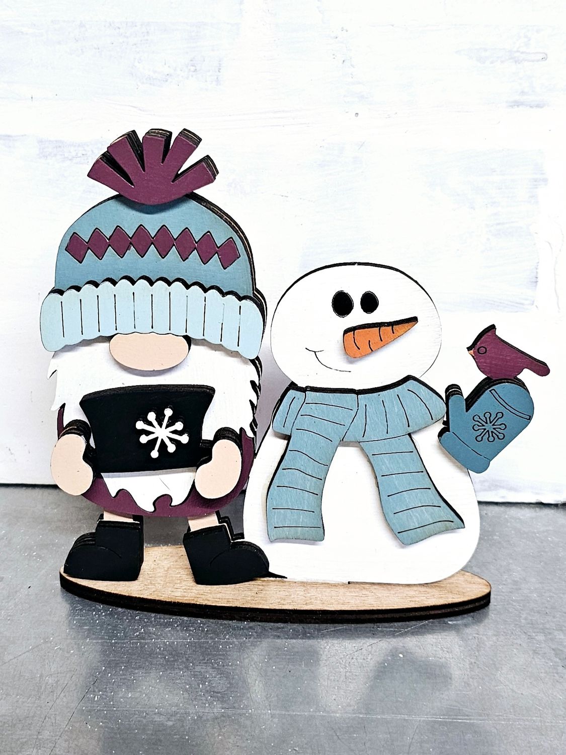 SET OF 5 WINTER MINI GNOMES *