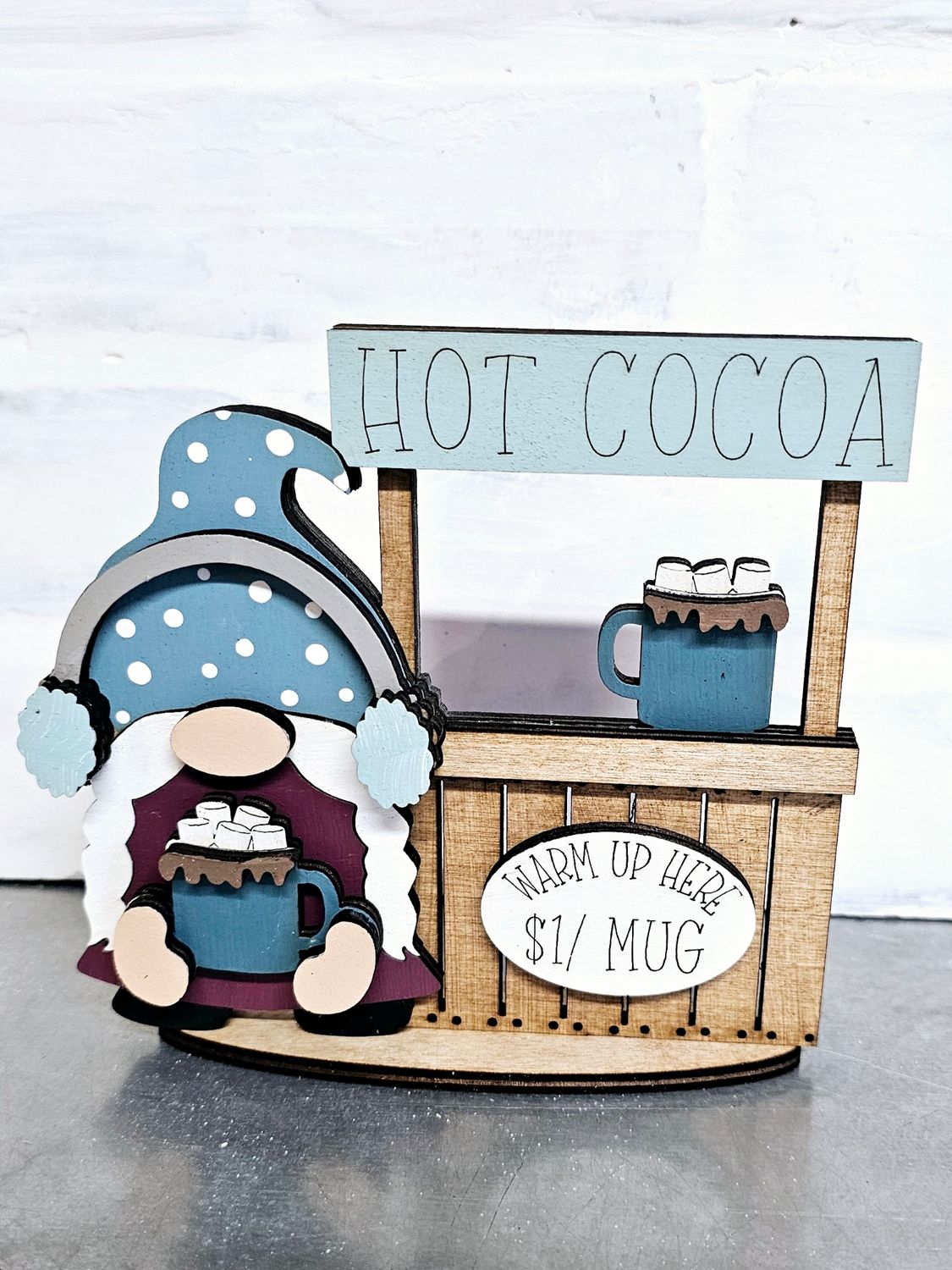 SET OF 5 WINTER MINI GNOMES *