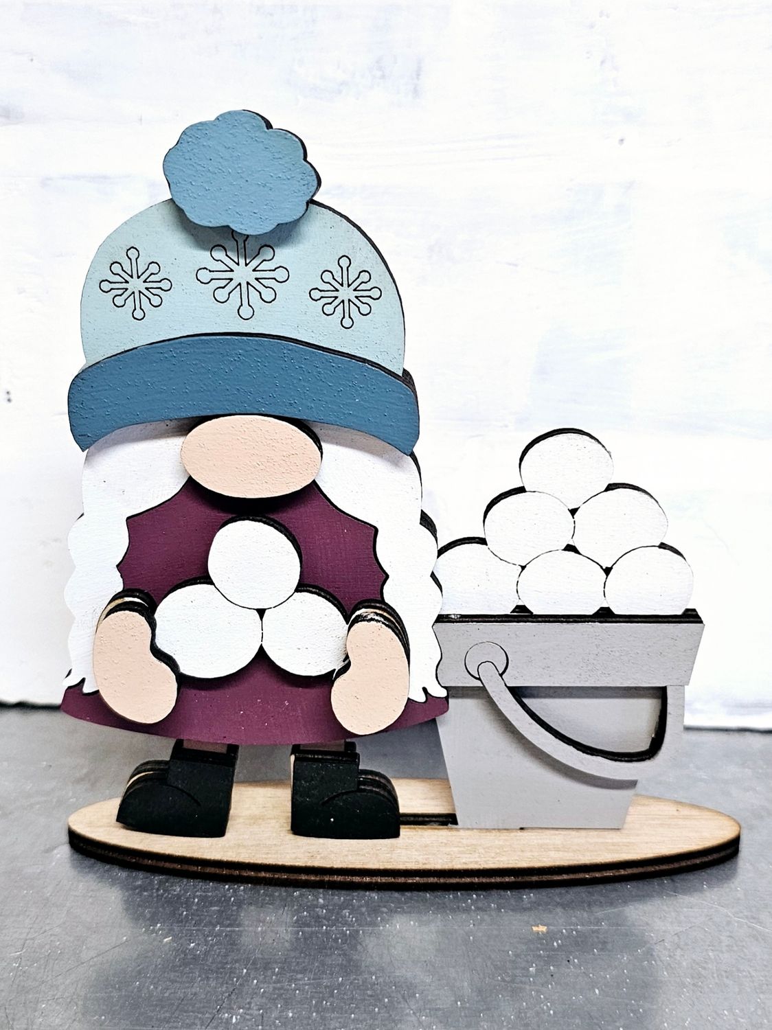 SET OF 5 WINTER MINI GNOMES *