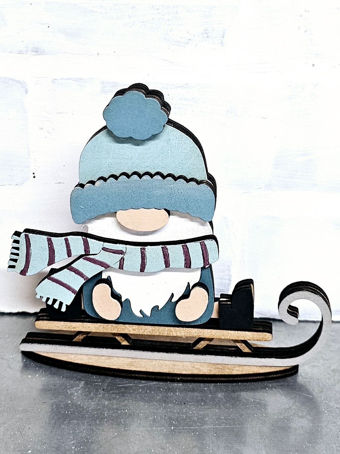 SET OF 5 WINTER MINI GNOMES *