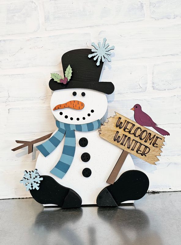 LASER STANDING SNOWMAN