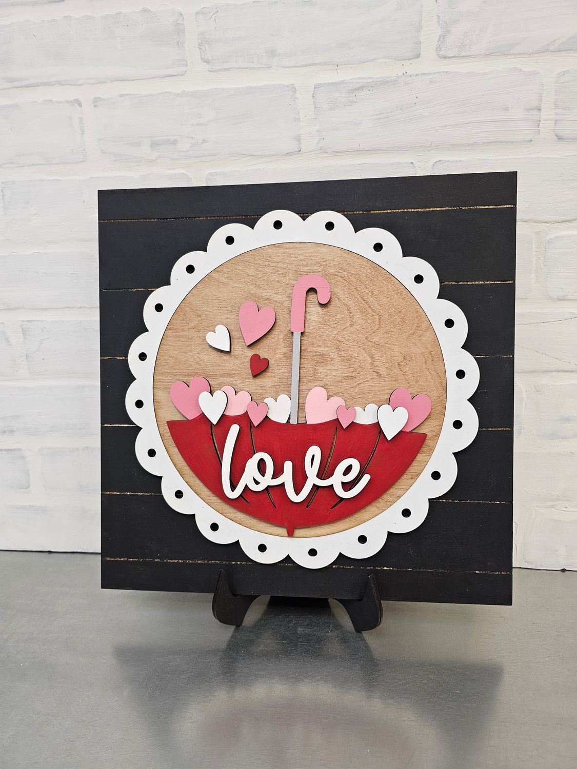 SHIPLAP CHANGEABLE LACE SIGN WITH "CHOSEN SET"