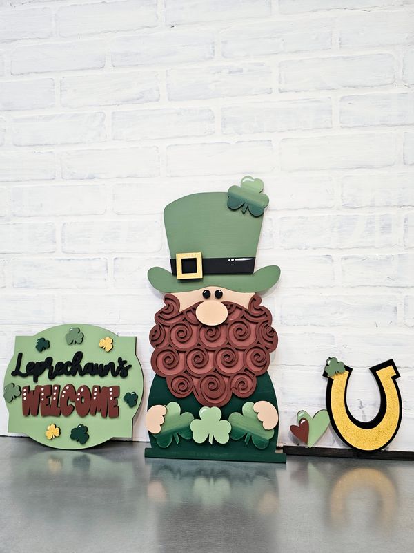 CHANGEABLE PORCH LEANER- ST PATRICK&#39;S SET ( NO LEANER)