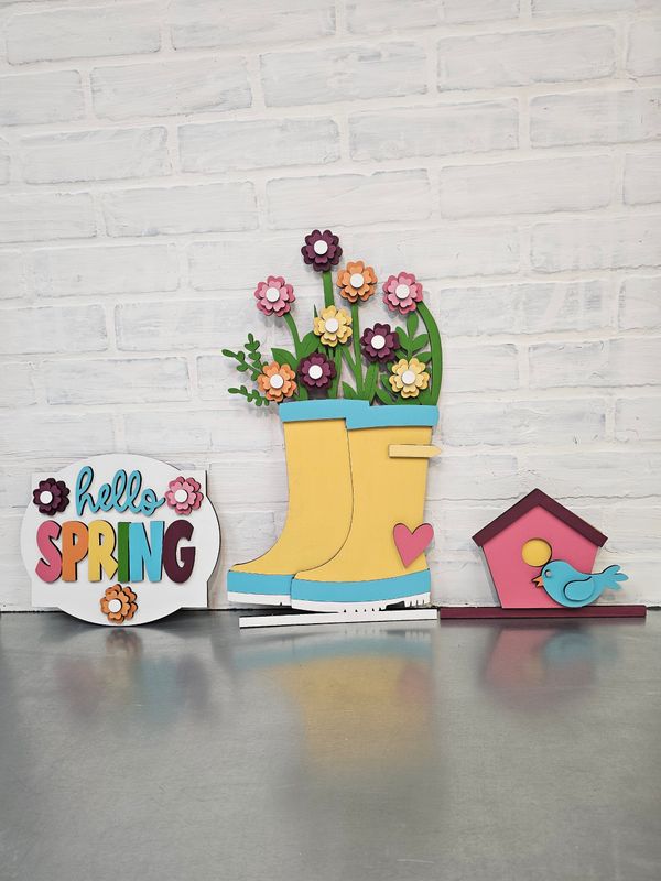 CHANGEABLE PORCH LEANER- SPRING SET