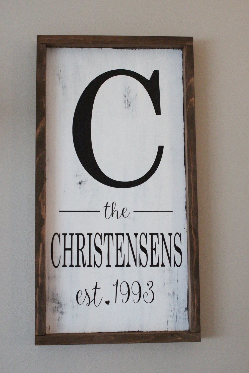 CUSTOMIZED ESTABLISHED SIGN KIT (12 x 24&quot;)-P