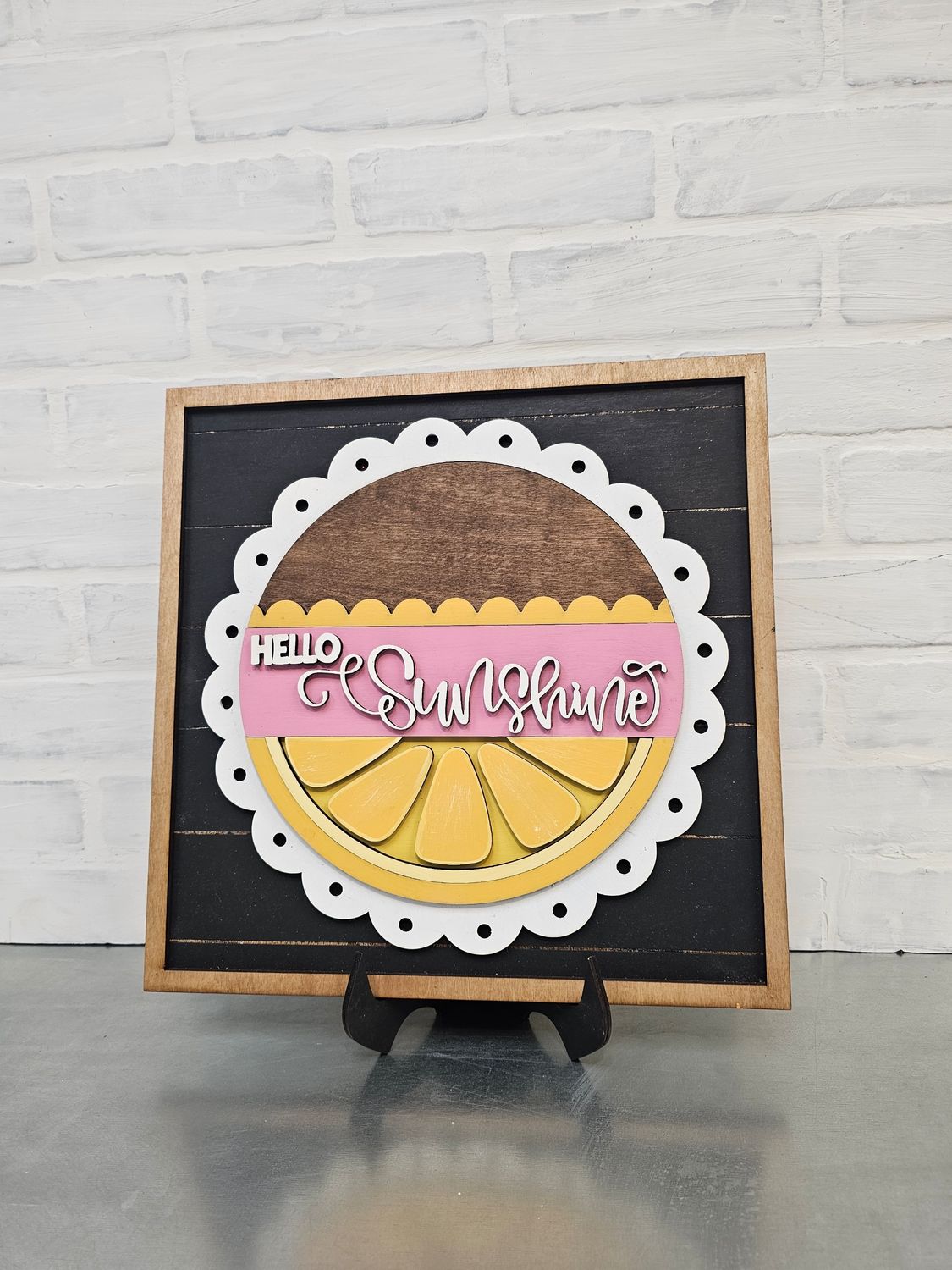 SHIPLAP CHANGEABLE LACE SIGN WITH "CHOSEN SET"