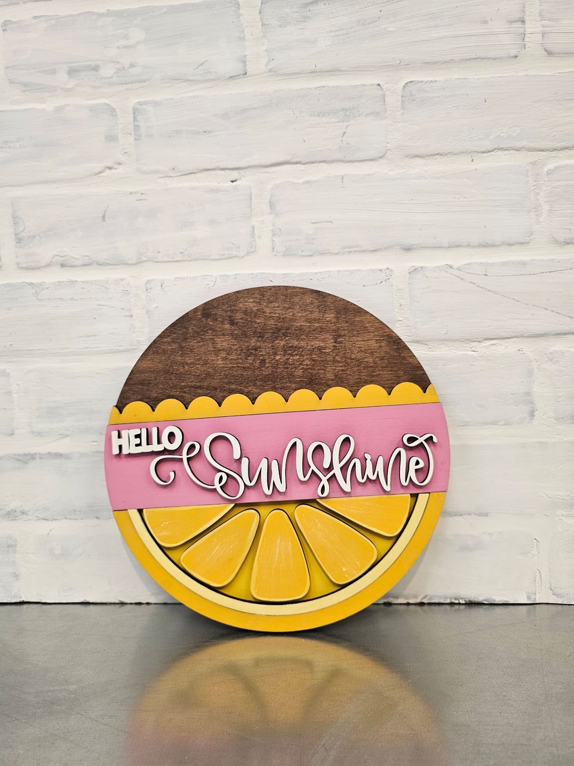 SHIPLAP CHANGEABLE LACE SIGN-LEMON SET (NO SIGN)