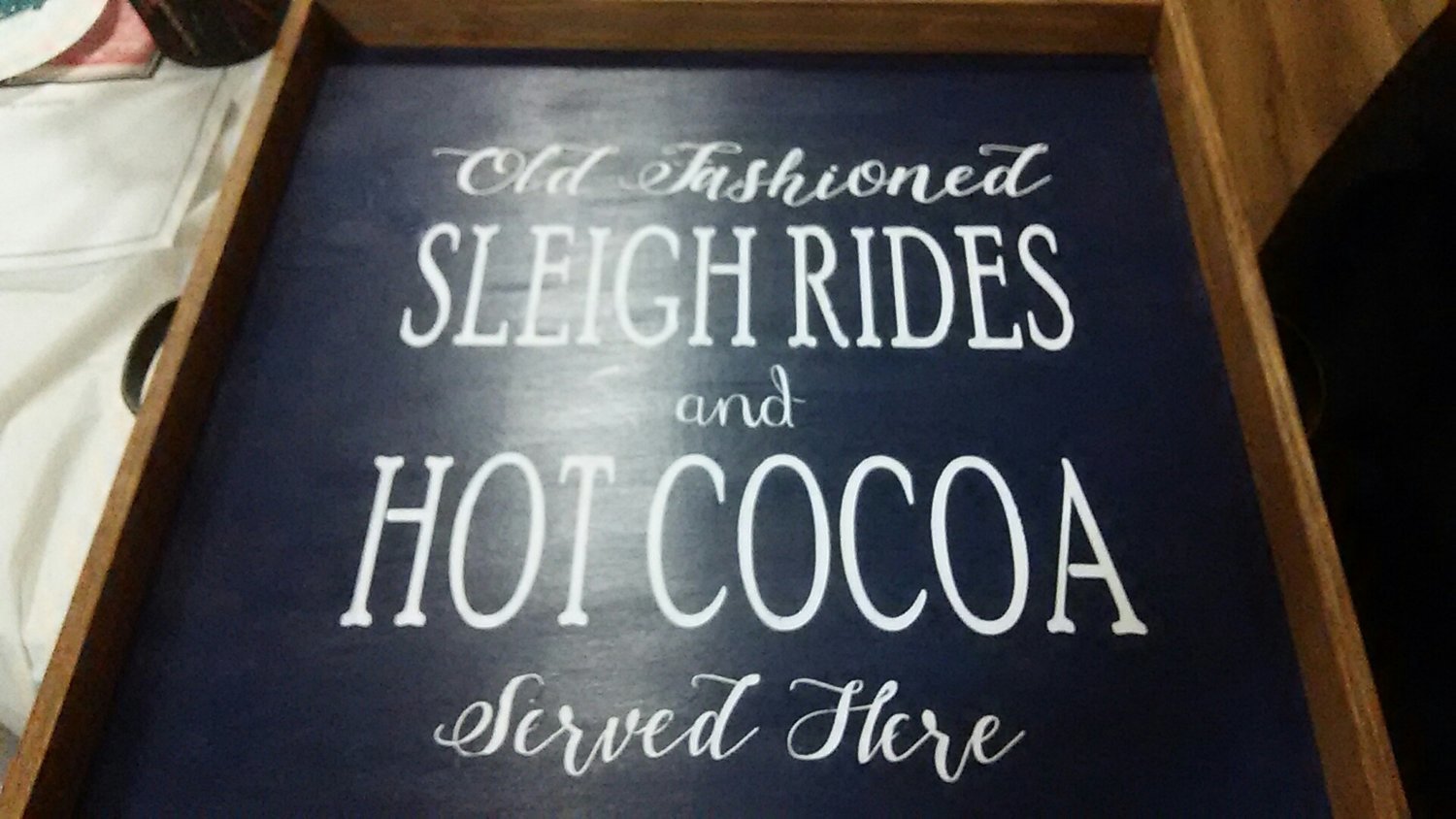 HOT COCOA TRAY (15 X 15)