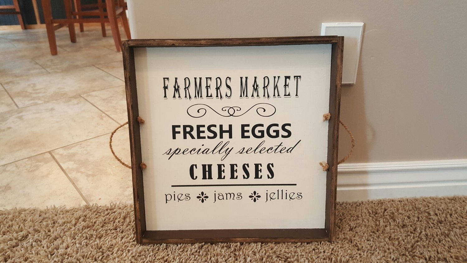FARM STYLE TRAY (15 X 15")-**