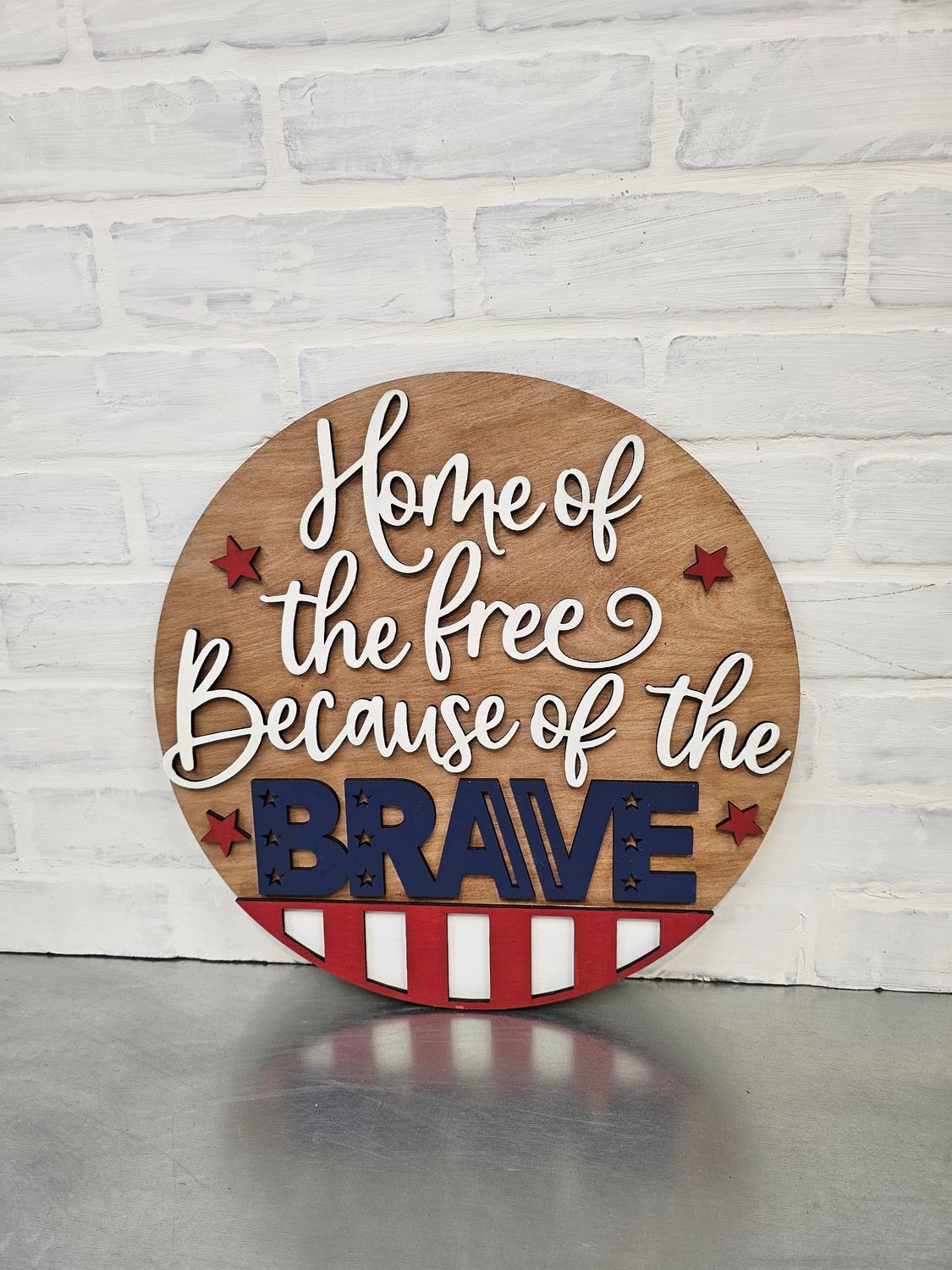 HOME OF THE FREE CIRCLE (15&quot;)