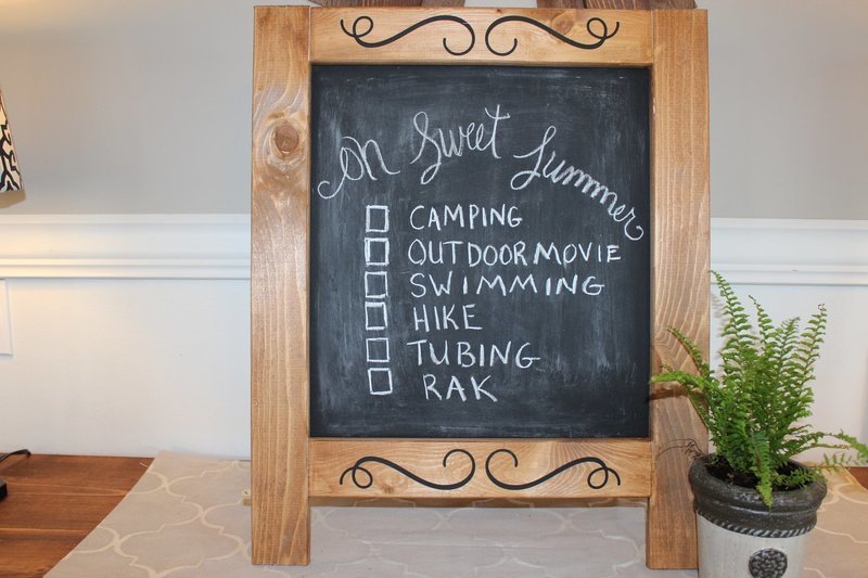 A-FRAME CHALKBOARD SIGN-*