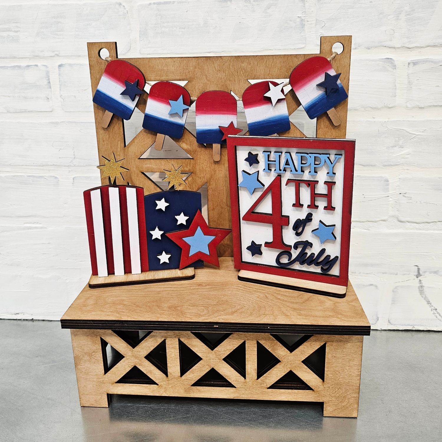 CHAIR DISPLAY with chosen SET (14" TALL)*