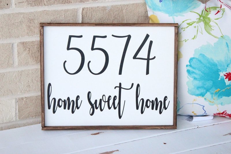 CUSTOM ADDRESS SIGN KIT (10 X 13&quot;)-L