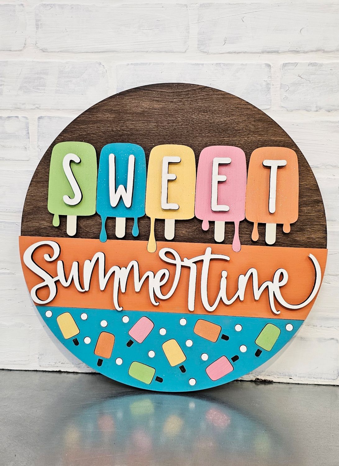 SUMMERTIME POPSICLE CIRCLE (15&quot;)