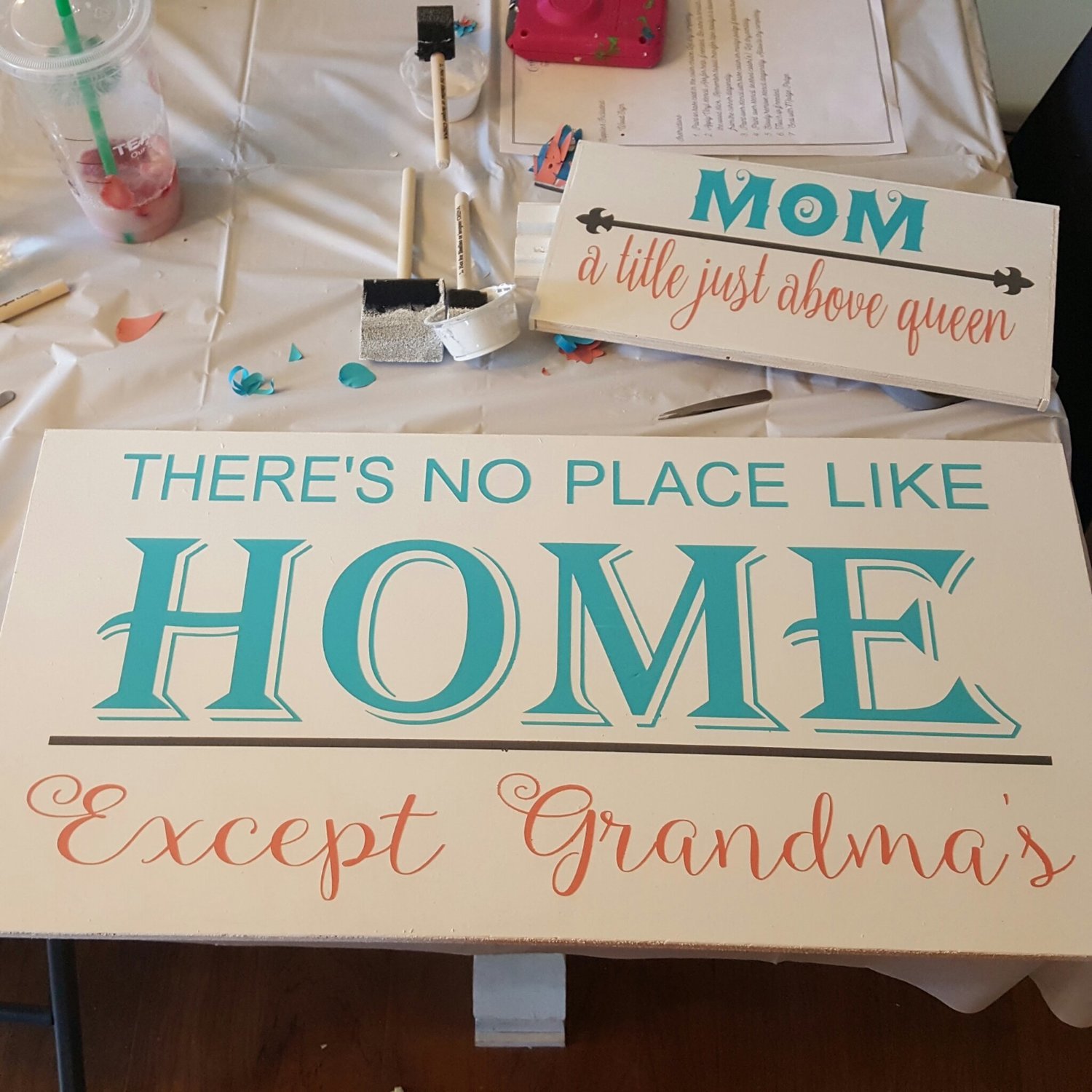 NO PLACE LIKE HOME SIGN (10 X 20")-L