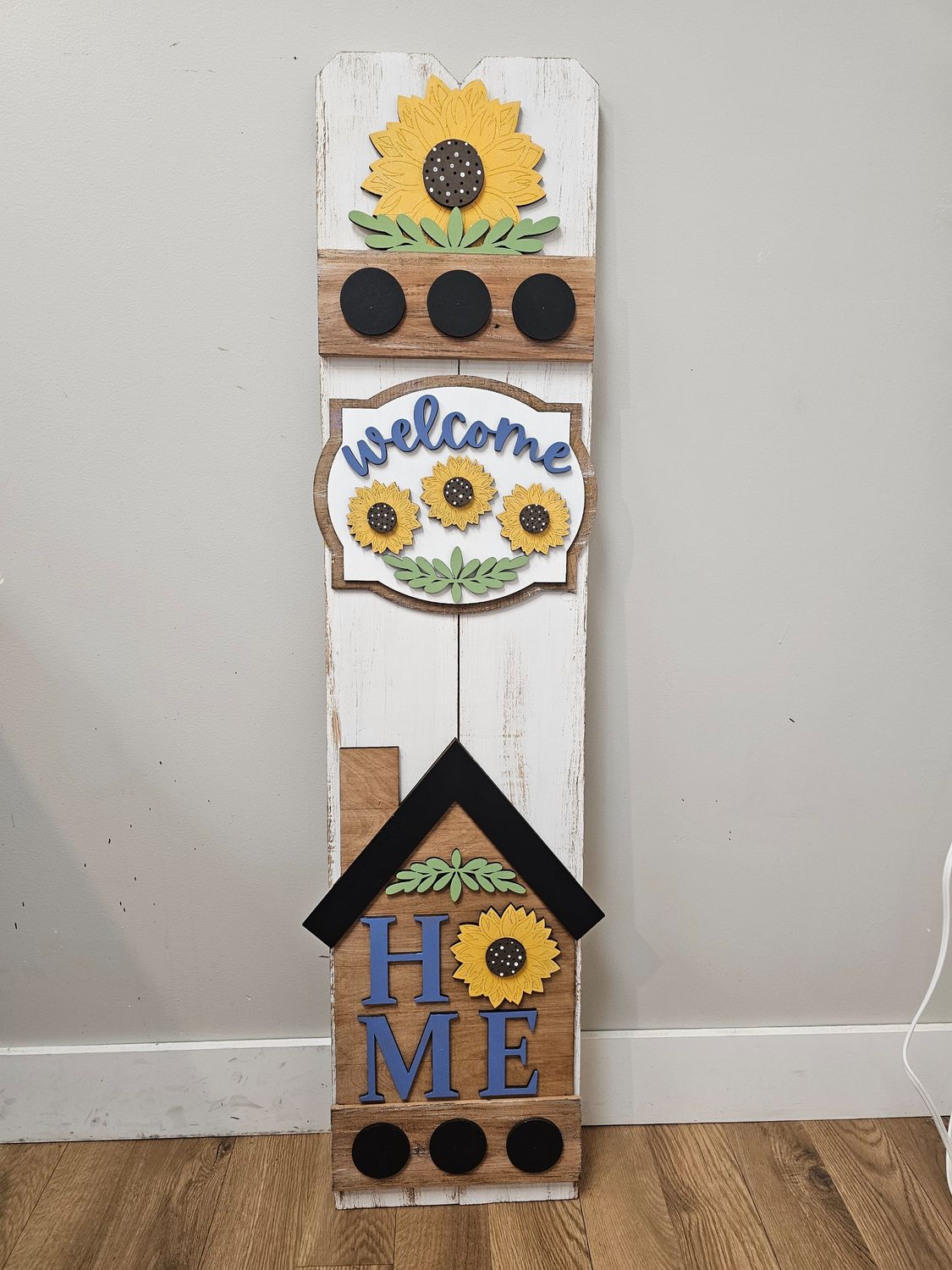 CHANGEABLE PORCH LEANER WITH CHOSEN SET  (4 FT TALL)