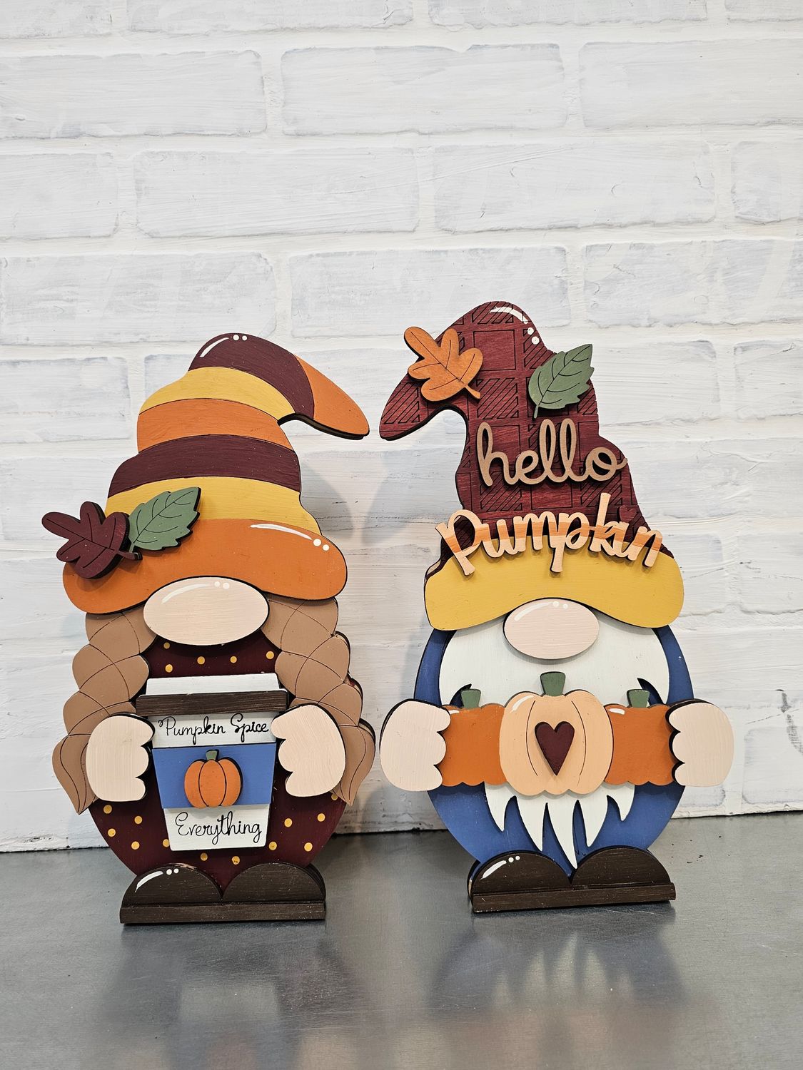 BOY &amp; GIRL FALL GNOMES