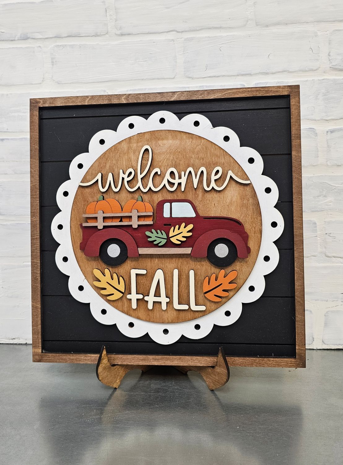 SHIPLAP CHANGEABLE LACE SIGN WITH &quot;CHOSEN SET&quot;