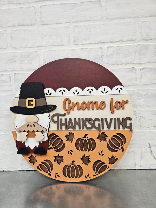 GNOME FOR THANKSGIVING CIRCLE