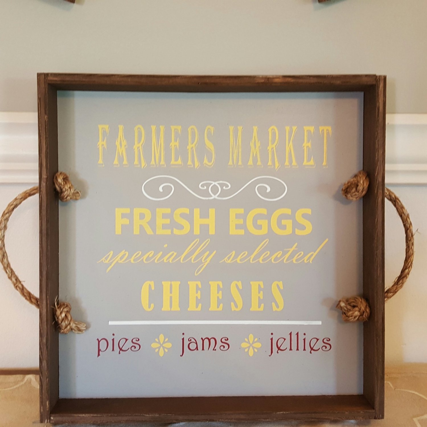 FARM STYLE TRAY (15 X 15")-**