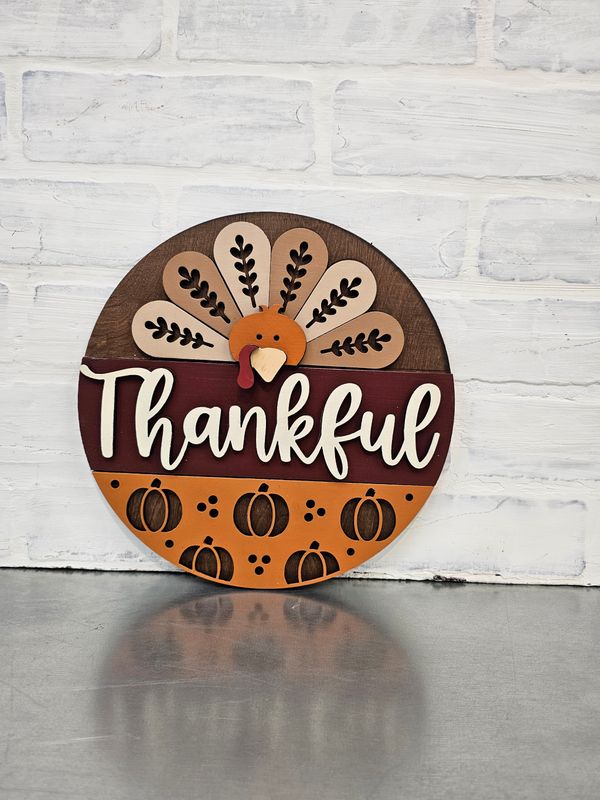 SHIPLAP CHANGEABLE LACE SIGN-TURKEY SET ( NO SIGN)