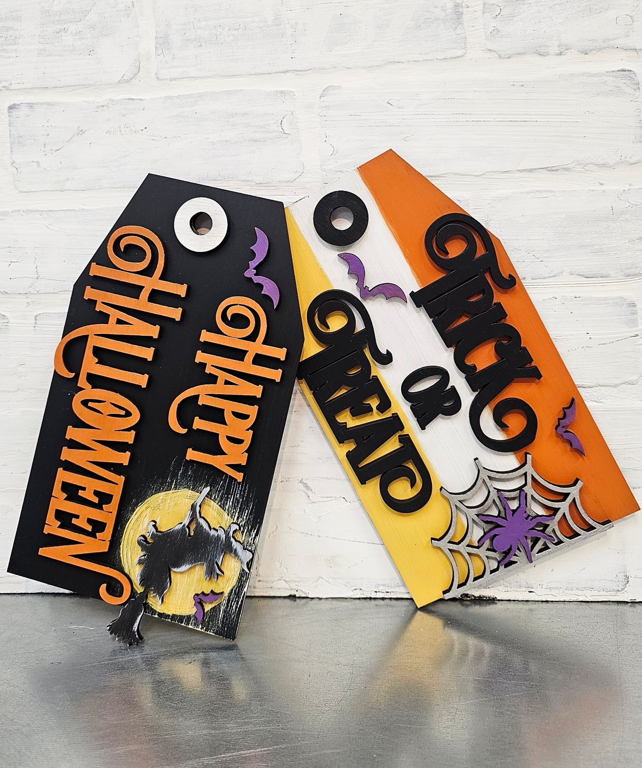 LASER HALLOWEEN TAGS