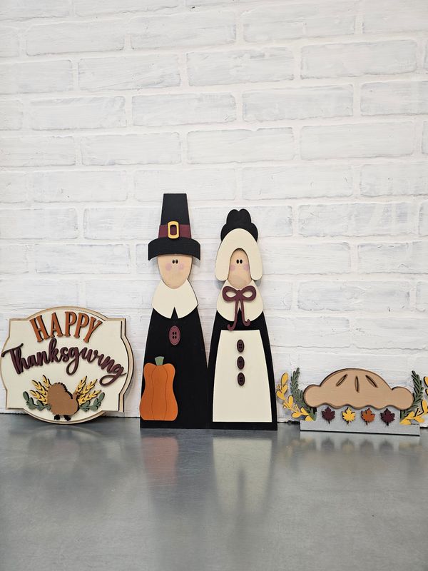 CHANGEABLE PORCH LEANER-THANKSGIVING SET( NO LEANER)