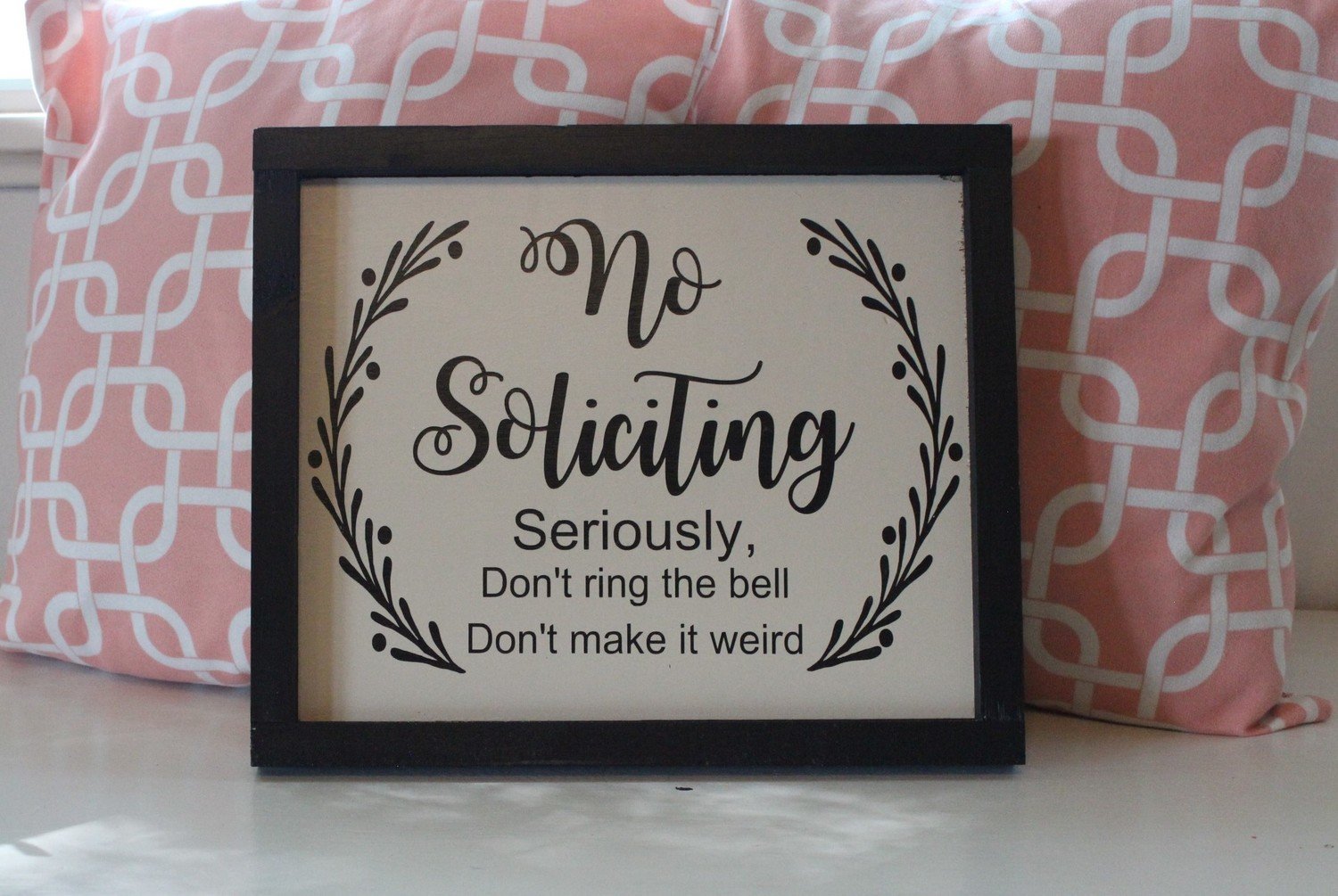 NO SOLICITING SIGN (10 x 12&quot;)-L