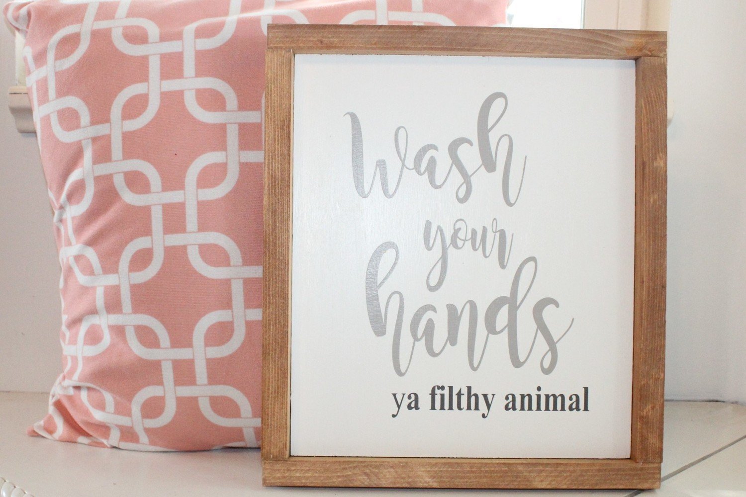 WASH YOUR HANDS SIGN (10 x 12&quot;)-P
