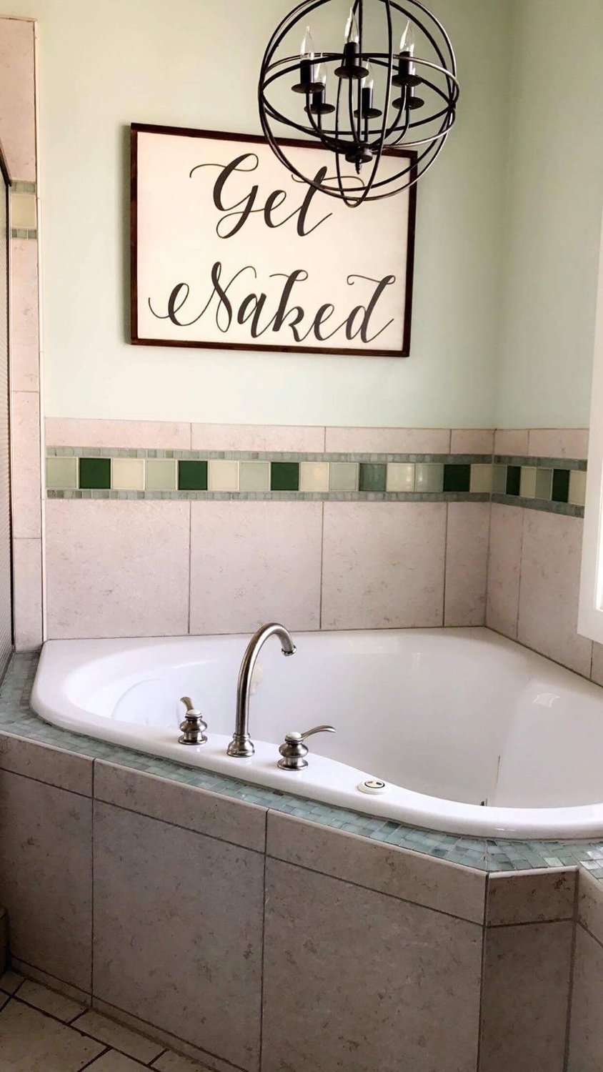 GET NAKED SIGN (24 x 34&quot;)-L