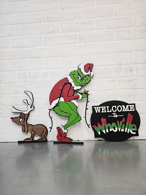 CHANGEABLE PORCH LEANER-GRINCH SET