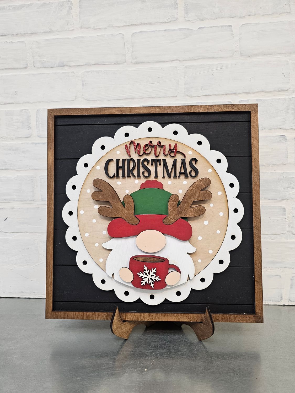 SHIPLAP CHANGEABLE LACE SIGN WITH "CHOSEN SET"