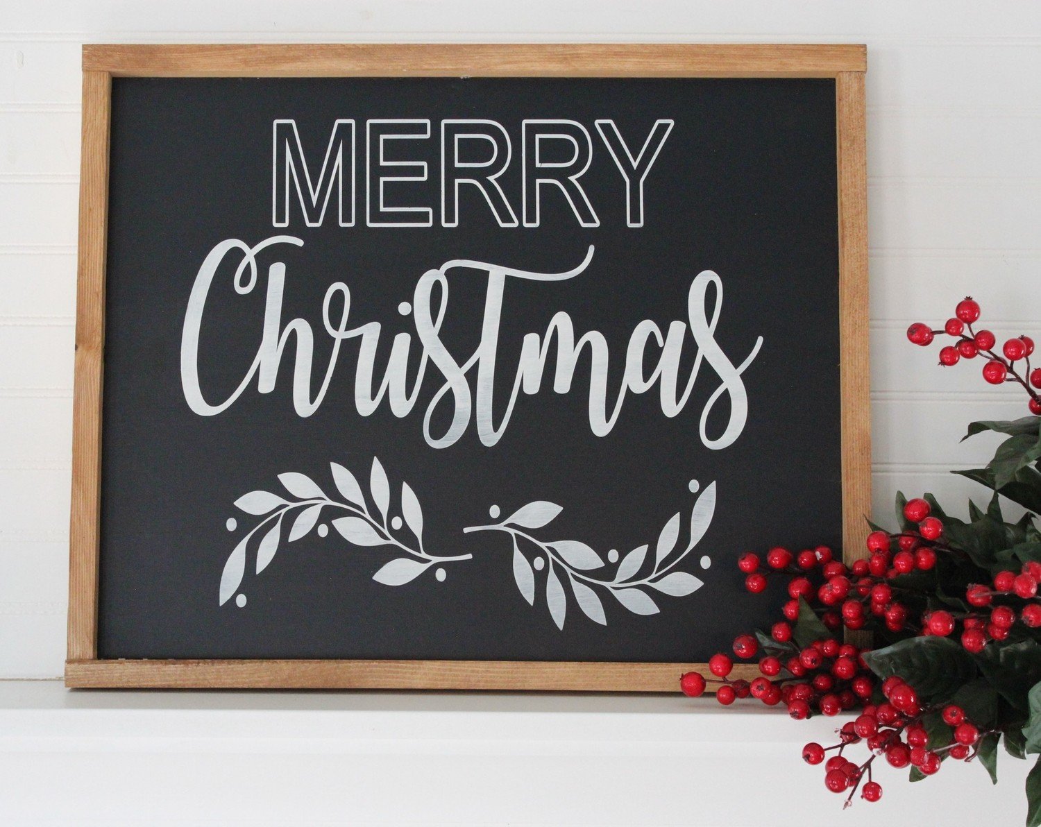 MERRY CHRISTMAS SIGN (16 x 20&quot;)-L