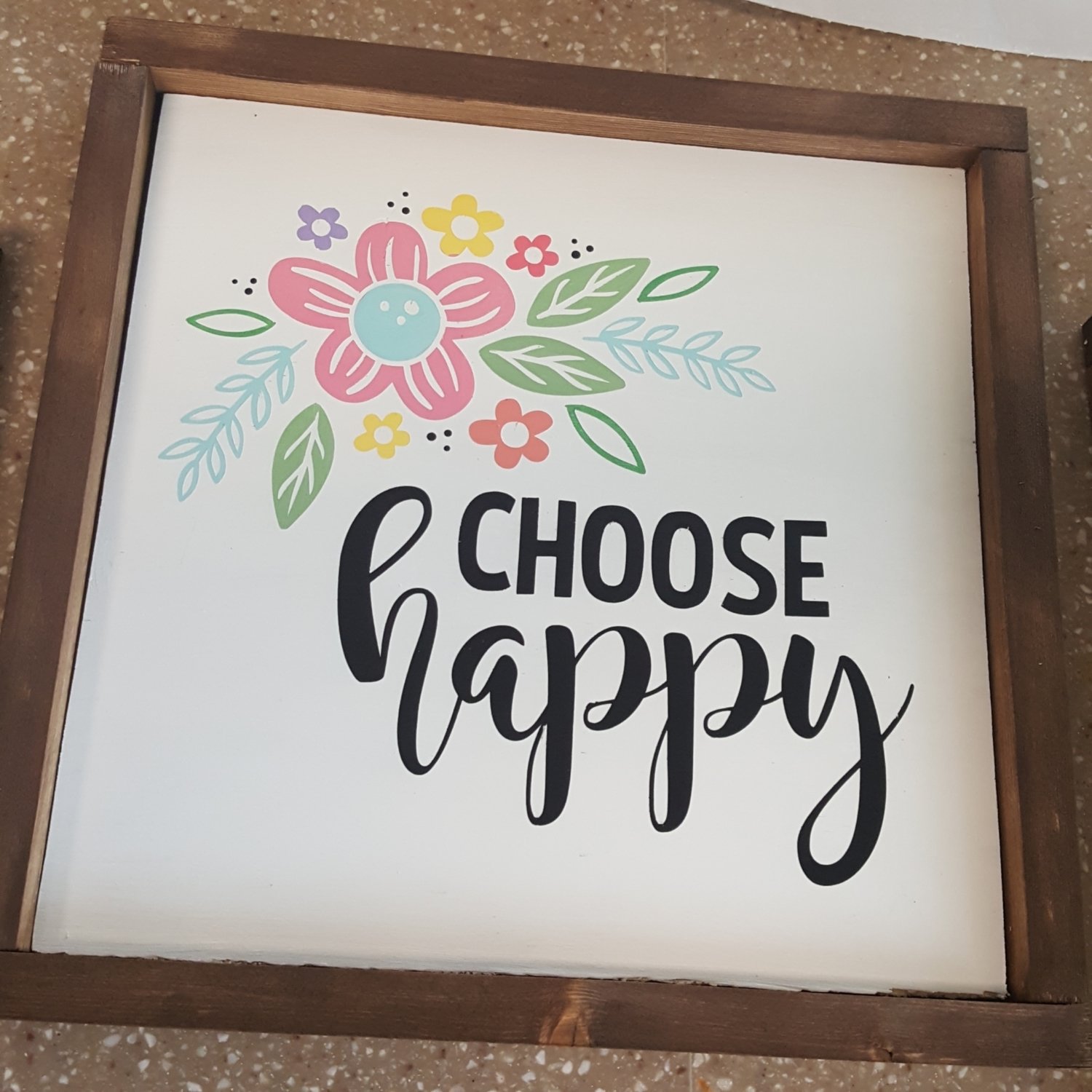CHOOSE HAPPY SIGN KIT (12 x 12&quot;)