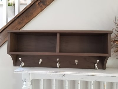 COAT RACK &amp; CUBBY 30&quot; WIDE (Can be custom sized) *