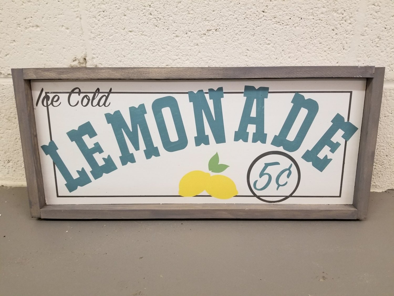 LEMONADE SIGN (8 x 20")-L