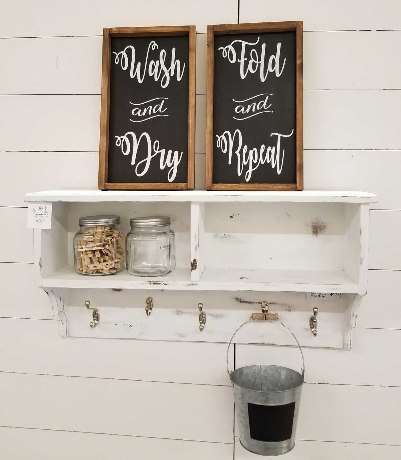 SET OF 2 LAUNDRY SIGNS( 8 x 15&quot; EA)-P*