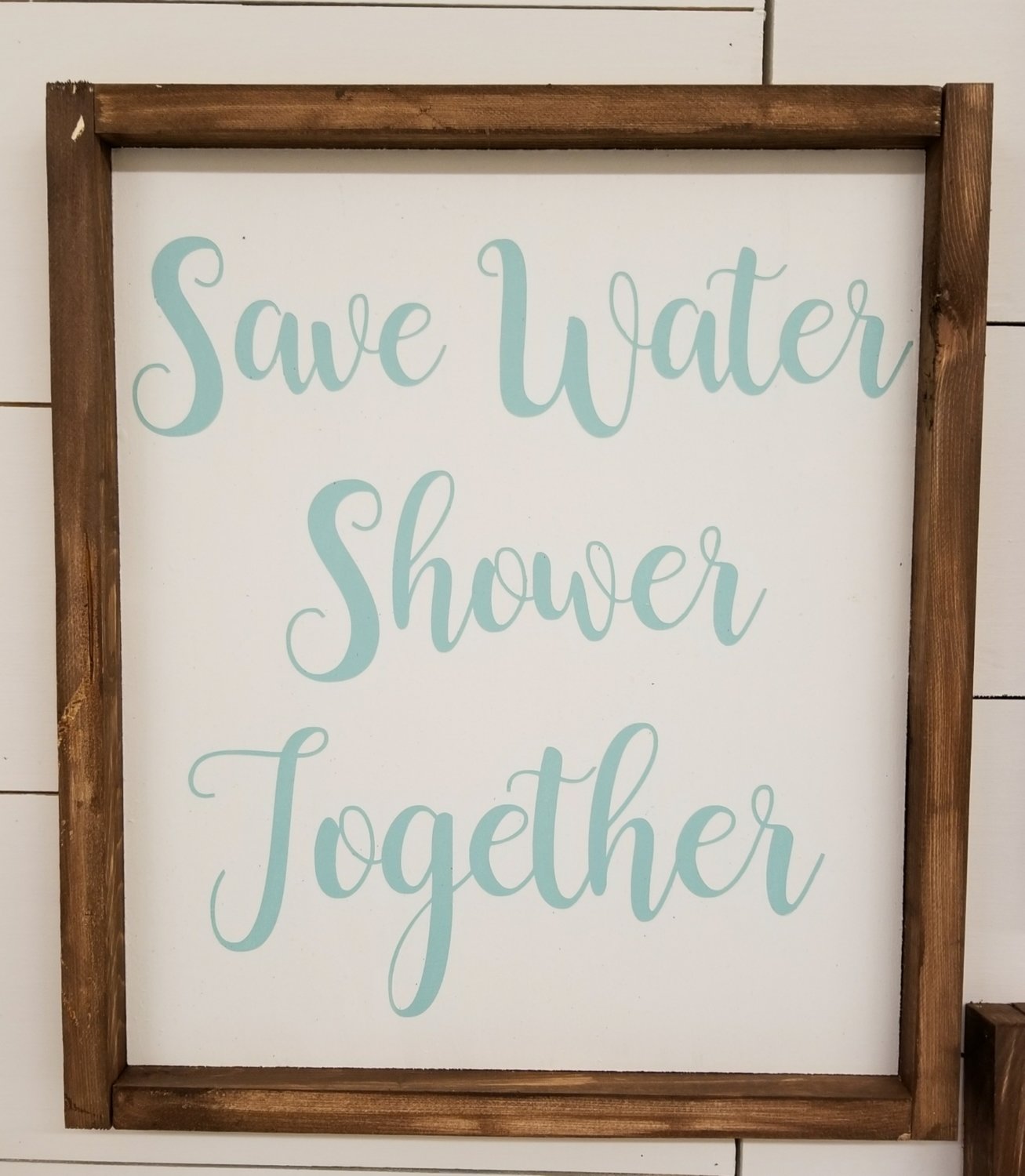 SAVE WATER SIGN  (12 x 14&quot;)-P