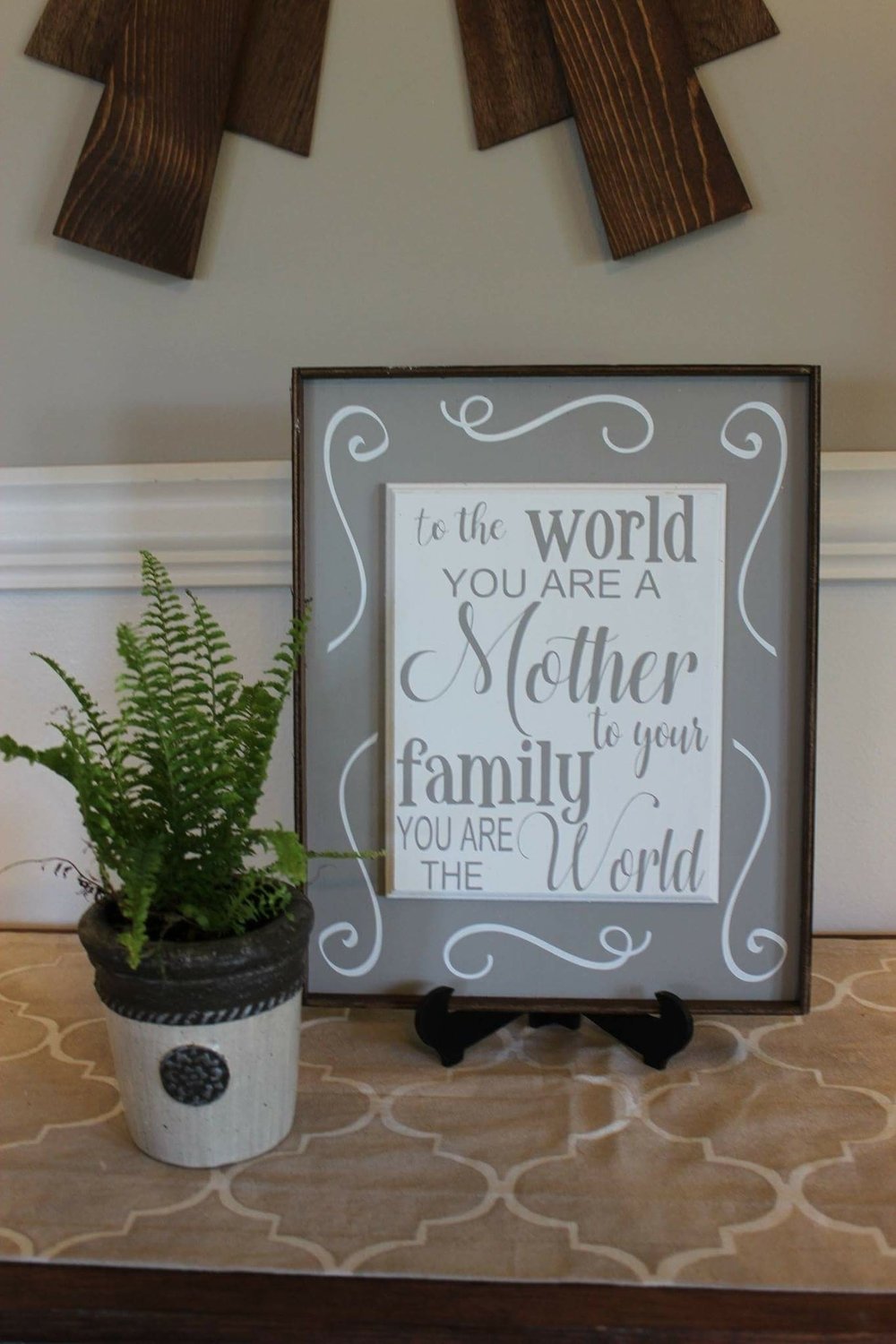 TO THE WORLD MOTHER SIGN (12 x 15&quot;)-P*