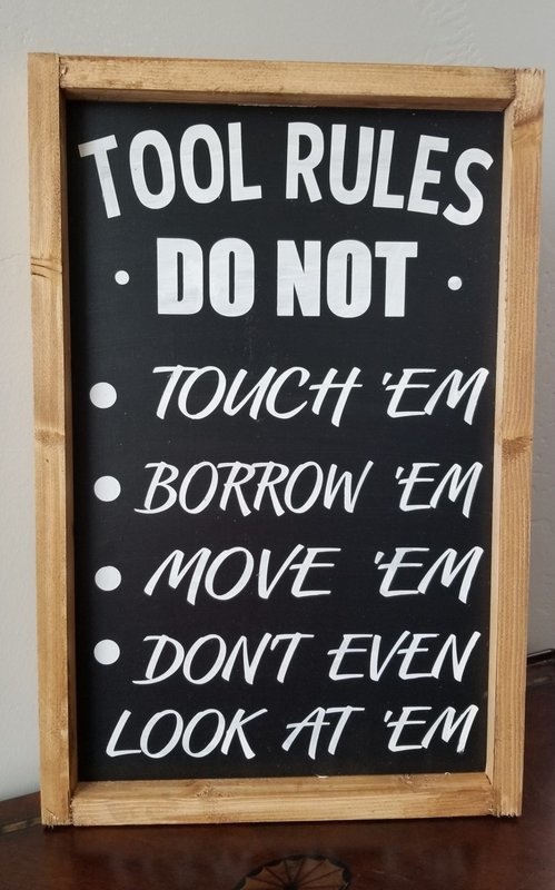 TOOL RULES (10 x 16")-P