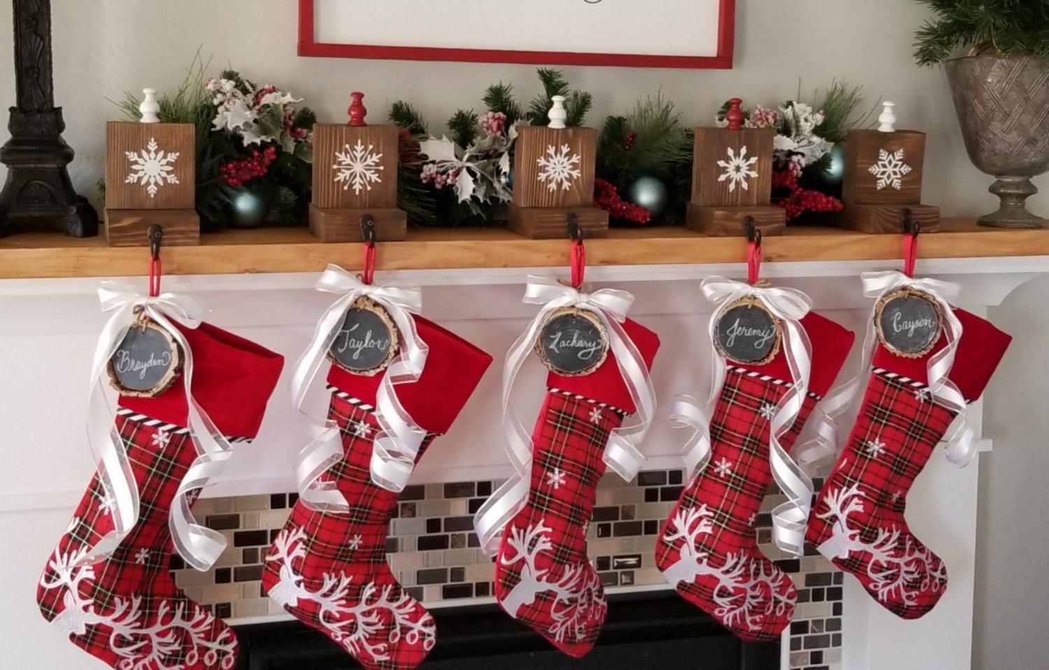 STOCKING HOLDER SET OF 5-**